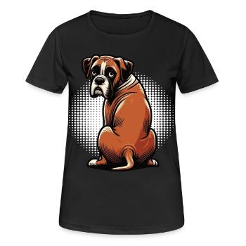 Boxer Boxer Holder Boxer Dog Boxer Owner Boxer Fan - Women's Breathable T-Shirt - black - Front - AI Model Female 172 light (172cm)