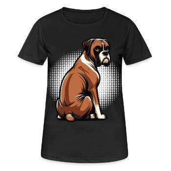 Boxer Boxer Holder Boxer Dog Boxer Owner Boxer Fan - Women's Breathable T-Shirt - black - Front - AI Model Female 172 light (172cm)