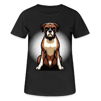 Boxer Boxer Holder Boxer Dog Boxer Owner Boxer Fan - Women's Breathable T-Shirt - black - Front - AI Model Female 172 light (172cm)