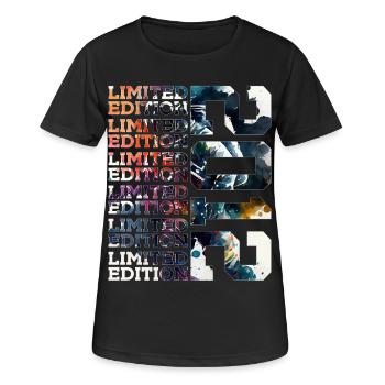 WELTRAUM 14 JAHRE 2012 ASTRONAUT 14. GEBURTSTAG - Frauen T-Shirt atmungsaktiv - Schwarz - Vorne - AI Model Female 172 light (172cm)