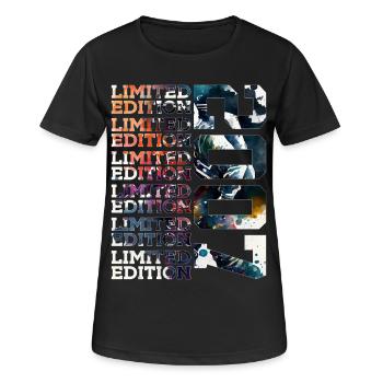 WELTRAUM 19 JAHRE 2007 ASTRONAUT 19. GEBURTSTAG - Frauen T-Shirt atmungsaktiv - Schwarz - Vorne - AI Model Female 172 light (172cm)