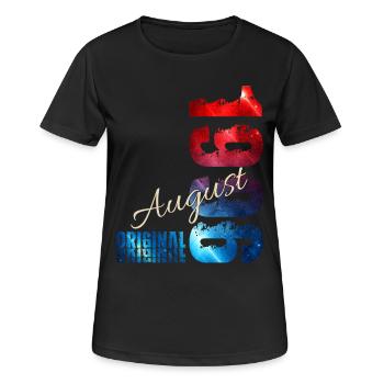 30. Geburtstag Geschenk Original August 1996 - Frauen T-Shirt atmungsaktiv - Schwarz - Vorne - AI Model Female 172 light (172cm)