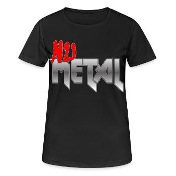 Nu Metal Red Fan Edition - Women's Breathable T-Shirt - black - Front - AI Model Female 172 light (172cm)