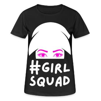 Girl Squad Pink Augen Frauen Party Geschenk - Frauen T-Shirt atmungsaktiv - Schwarz - Vorne - AI Model Female 172 light (172cm)