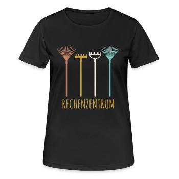Gärtner Hobbygärtner Rechenzentrum - Frauen T-Shirt atmungsaktiv - Schwarz - Vorne - AI Model Female 172 light (172cm)