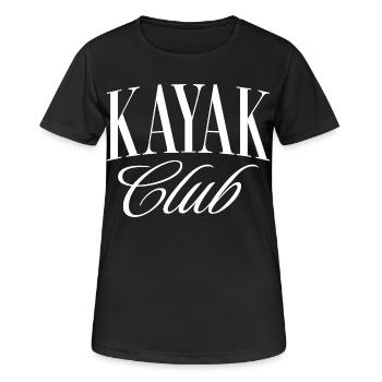 Kayak Club - T-shirt respirant Femme - noir - Devant - AI Model Female 172 light (172cm)