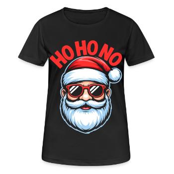 Ho Ho No Design - Women's Breathable T-Shirt - black - Front - AI Model Female 172 light (172cm)