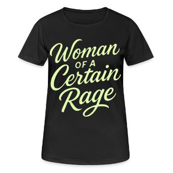 Femme de Certaine Rage T-shirt Femmes Féministes - T-shirt respirant Femme - noir - Devant - AI Model Female 172 light (172cm)