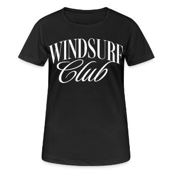 Windsurf Club - Women's Breathable T-Shirt - black - Front - AI Model Female 172 light (172cm)