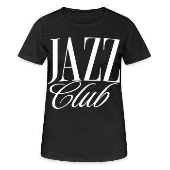 Jazz Club - T-shirt respirant Femme - noir - Devant - AI Model Female 172 light (172cm)