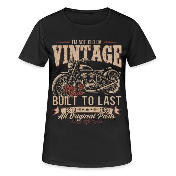57th Birthday Gift Motorcyclist Biker 1969 - Women's Breathable T-Shirt - black - Front - AI Model Female 172 light (172cm)