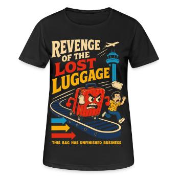 Revenge of the Lost Baggage - Women's Breathable T-Shirt - black - Front - AI Model Female 172 light (172cm)