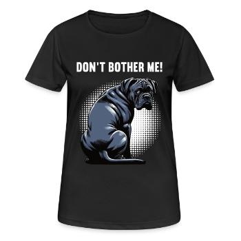 Ne me dérange pas Cane Cane Cane Corsos Corsos Porte-cours - T-shirt respirant Femme - noir - Devant - AI Model Female 172 light (172cm)