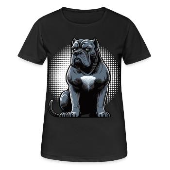 Canne Corso Cane Corsos Corso Hélic Corso Propriétaire - T-shirt respirant Femme - noir - Devant - AI Model Female 172 light (172cm)