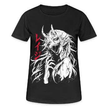 Scary Demon Horror Girl - Women's Breathable T-Shirt - black - Front - AI Model Female 172 light (172cm)