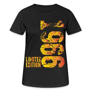 60th Birthday Gift Limited Built in 1966 - Women's Breathable T-Shirt - black - Front - AI Model Female 172 light (172cm)