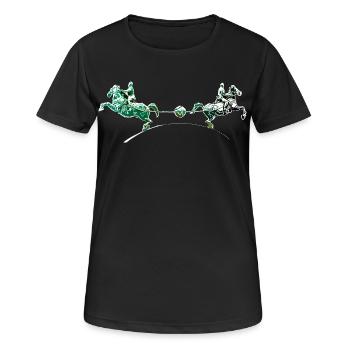 Magdeburg | Magdeburg - Women's Breathable T-Shirt - black - Front - AI Model Female 172 light (172cm)