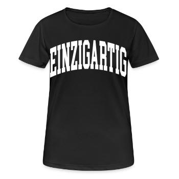 Unique - T-shirt respirant Femme - noir - Devant - AI Model Female 172 light (172cm)