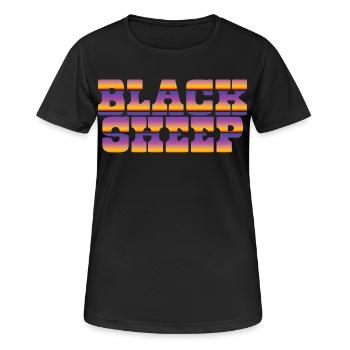 black sheep - Women's Breathable T-Shirt - black - Front - AI Model Female 172 light (172cm)