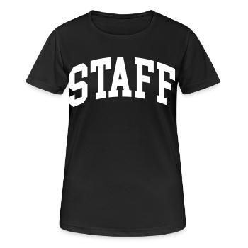 Personnel - T-shirt respirant Femme - noir - Devant - AI Model Female 172 light (172cm)