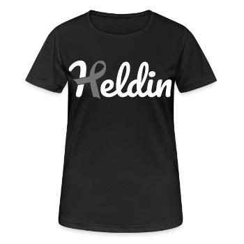 Héroïne Cancer - T-shirt respirant Femme - noir - Devant - AI Model Female 172 light (172cm)