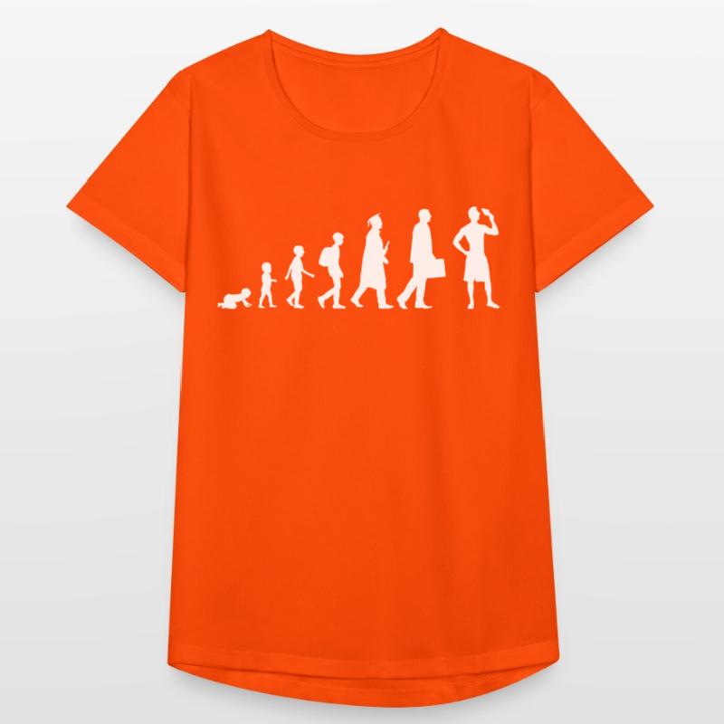 Évolution de la crème glacée T-shirt respirant Femme