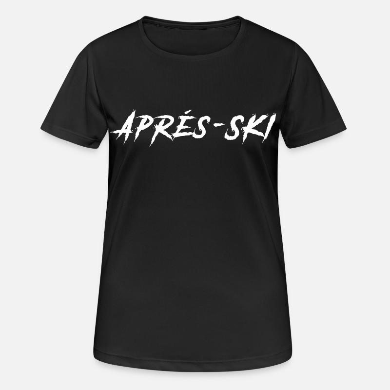 Après-ski - Women's Breathable T-Shirt - black