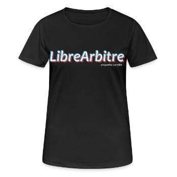 Free will - Women's Breathable T-Shirt - black - Front - AI Model Female 172 light (172cm)