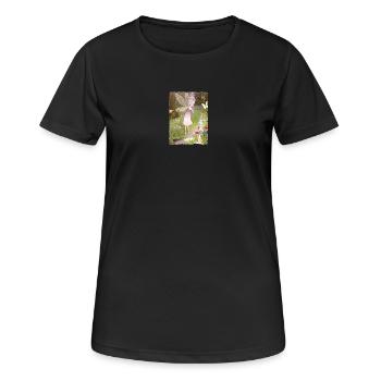 Ostara and Max - Women's Breathable T-Shirt - black - Front - AI Model Female 172 light (172cm)