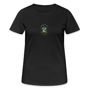 ACOTAR Suriel Tea Co - T-shirt respirant Femme - noir - Devant - AI Model Female 172 light (172cm)