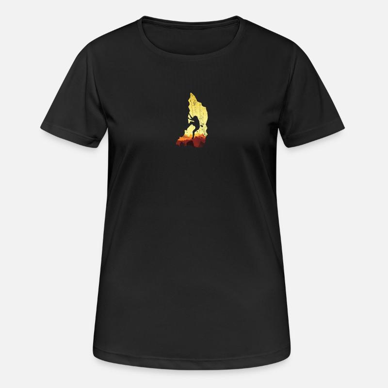 Summit Silhouette Dawn Climb - Women's Breathable T-Shirt - black