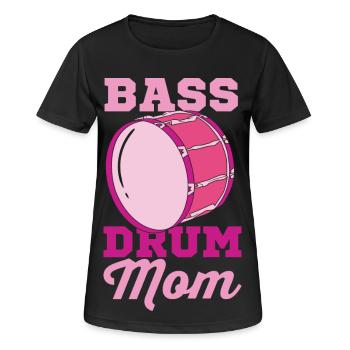 Maman grosse caisse - T-shirt respirant Femme - noir - Devant - AI Model Female 172 light (172cm)
