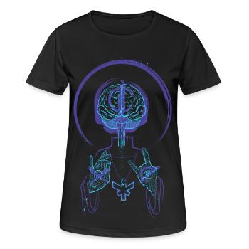 Voodoo Priest - Women's Breathable T-Shirt - black - Front - AI Model Female 172 light (172cm)