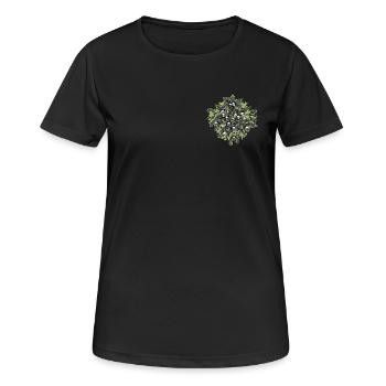 Noël en métal gothique - T-shirt respirant Femme - noir - Devant - AI Model Female 172 light (172cm)