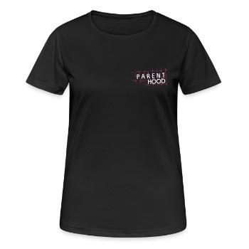 Parent Hood – Focus on parenting life - Women's Breathable T-Shirt - black - Front - AI Model Female 172 light (172cm)