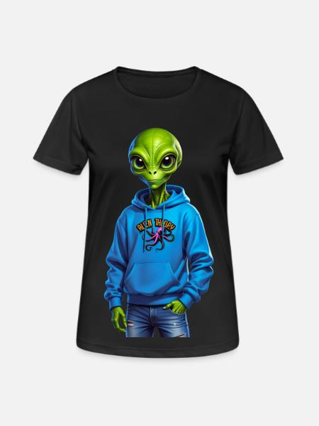 Alien - Women's Breathable T-Shirt - black