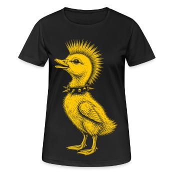 Chemise Punk Chick Mohawk Animal - T-shirt respirant Femme - noir - Devant - AI Model Female 172 light (172cm)