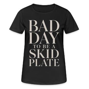 Off-Road Humour: Bad Day for the Hoof - Women's Breathable T-Shirt - black - Front - AI Model Female 172 light (172cm)