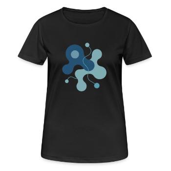 Organic Complexity – The Form of the Living - Women's Breathable T-Shirt - black - Front - AI Model Female 172 light (172cm)