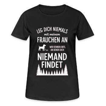Never mess with your mistress - Women's Breathable T-Shirt - black - Front - AI Model Female 172 light (172cm)