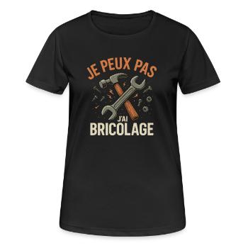 I can't I have DIY - Women's Breathable T-Shirt - black - Front - AI Model Female 172 light (172cm)
