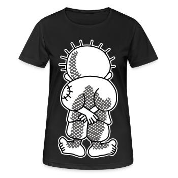 Handala kid - Women's Breathable T-Shirt - black - Front - AI Model Female 172 light (172cm)