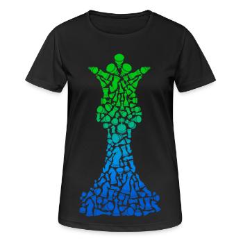 Chess Chess Pieces Chess Game Chess Player - Women's Breathable T-Shirt - black - Front - AI Model Female 172 light (172cm)