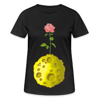 Flowery Planet - Women's Breathable T-Shirt - black - Front - AI Model Female 172 light (172cm)