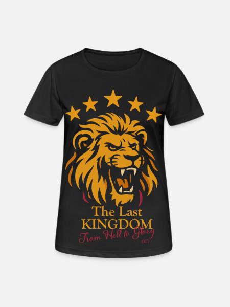 Last Kingdom Lion From Hell to Glory - Women's Breathable T-Shirt - black