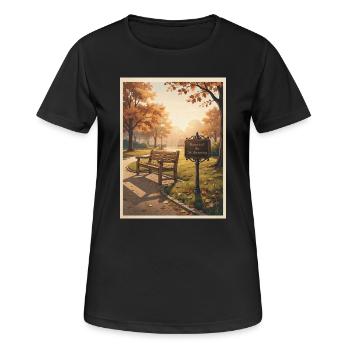 Reserved_for_Daydreaming - T-shirt respirant Femme - noir - Devant - AI Model Female 172 light (172cm)