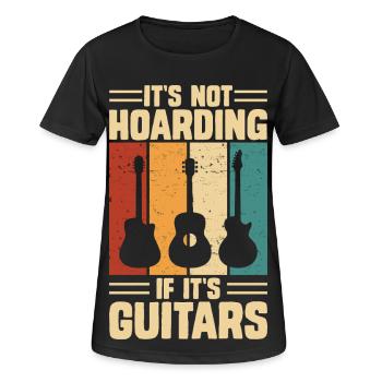 Guitarist Guitars - Women's Breathable T-Shirt - black - Front - AI Model Female 172 light (172cm)