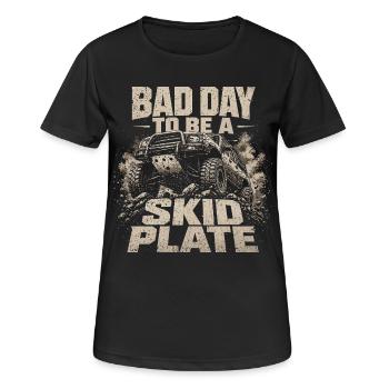 Off-Road Badge: Bad Day for the Hoof - Women's Breathable T-Shirt - black - Front - AI Model Female 172 light (172cm)