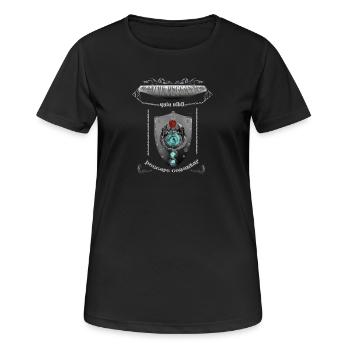 maxime peccantes - T-shirt respirant Femme - noir - Devant - AI Model Female 172 light (172cm)