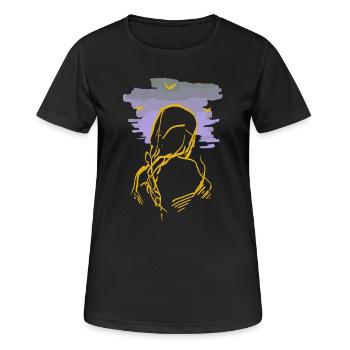 witch - Women's Breathable T-Shirt - black - Front - AI Model Female 172 light (172cm)